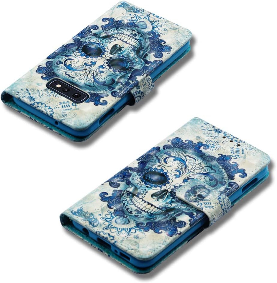 SAVYOU Galaxy S10e Wallet Case, 3D Style Premium PU Leather Case Flip Cover Card Holder Slot Pockets with Magnetic Closure Folding Stand Protective for Samsung Galaxy S10e 2019