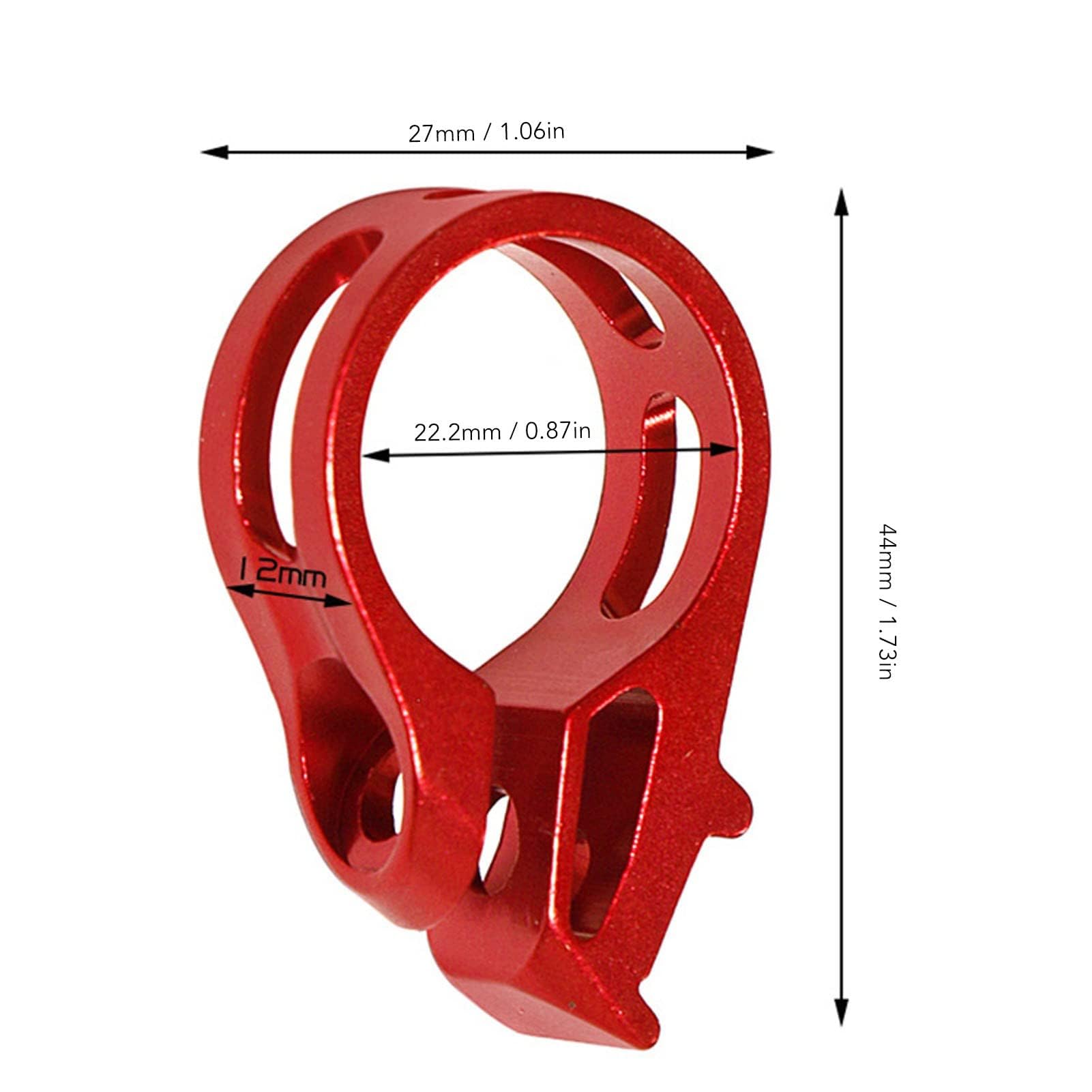 Alomejor Morsetto del Grilletto del Cambio della Bici Morsetto per Bici in Lega di Alluminio Morsetto per Grilletto da 22,2 Mm per X7 X9 X0 XX XO1 XX1