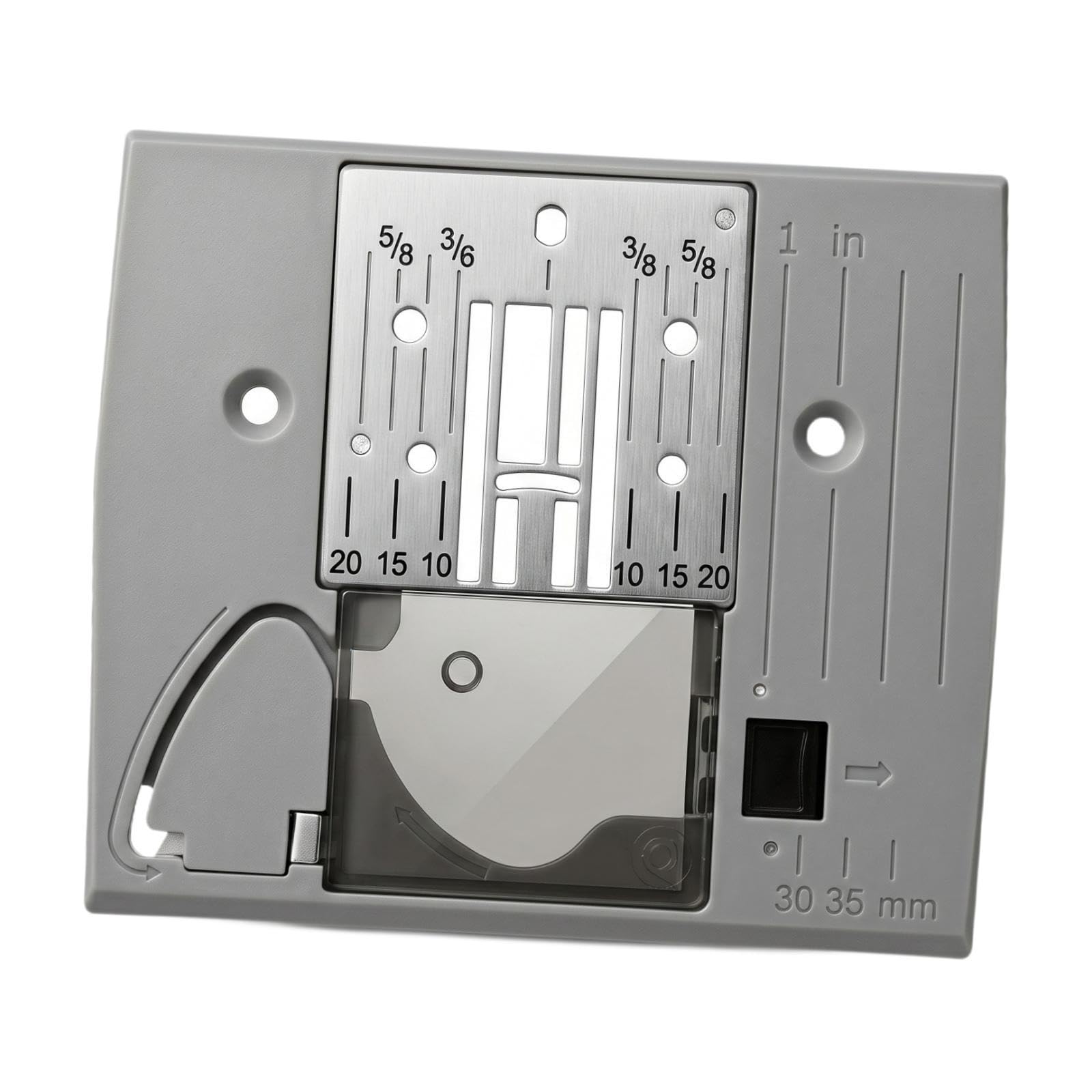 Placa de garganta de 3,9 x 3,2 pulgadas para repuesto de costura HD660