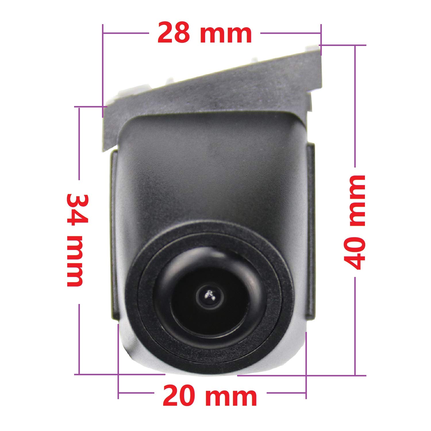 Telecamera Frontale HD 720p Per BMW Serie 3 F30/F31 (2014-2015) – Notte E Impermeabile IP68 - 2