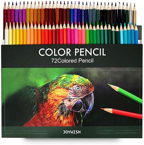 Amazon Co Jp 36 48 72色木製色鉛筆ラピスデコルアーティスト絵画油絵鉛筆学校スケッチスケッチ画材 イラスト 落書き マンガ 美術 描き用 子供用 72pcs 文房具 オフィス用品