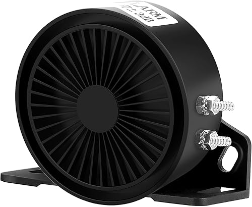 Miniatura 5 de HK Alarma de respaldo de camión 12V-80V 110DB, respaldo de bocina de marcha atrás de coche resistente, advertencia con tono de sonido súper fuerte