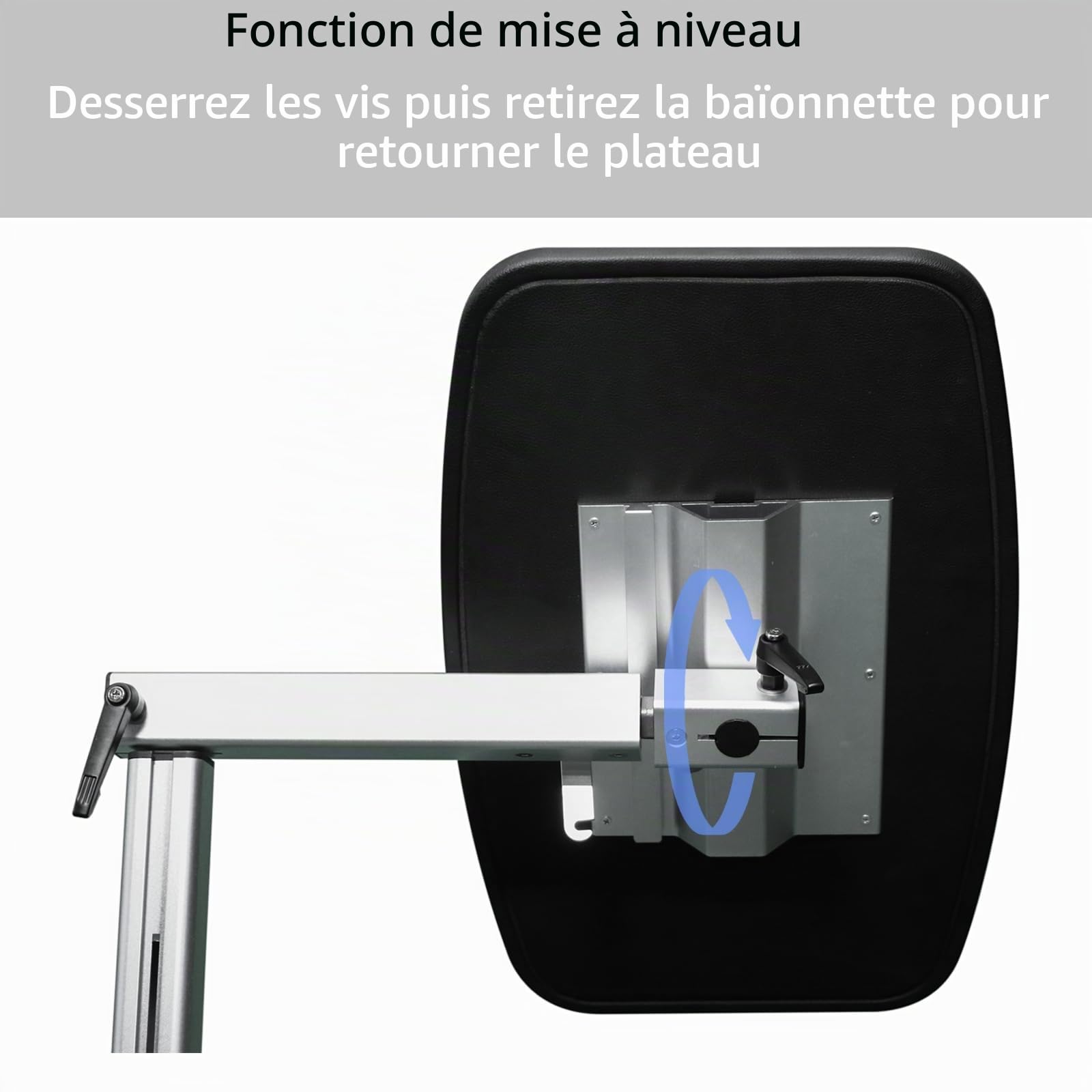 Pieds de table pliables en alliage d'aluminium utilisés pour les camping-cars, les yachts, les caravanes et les caravanes (argenté)