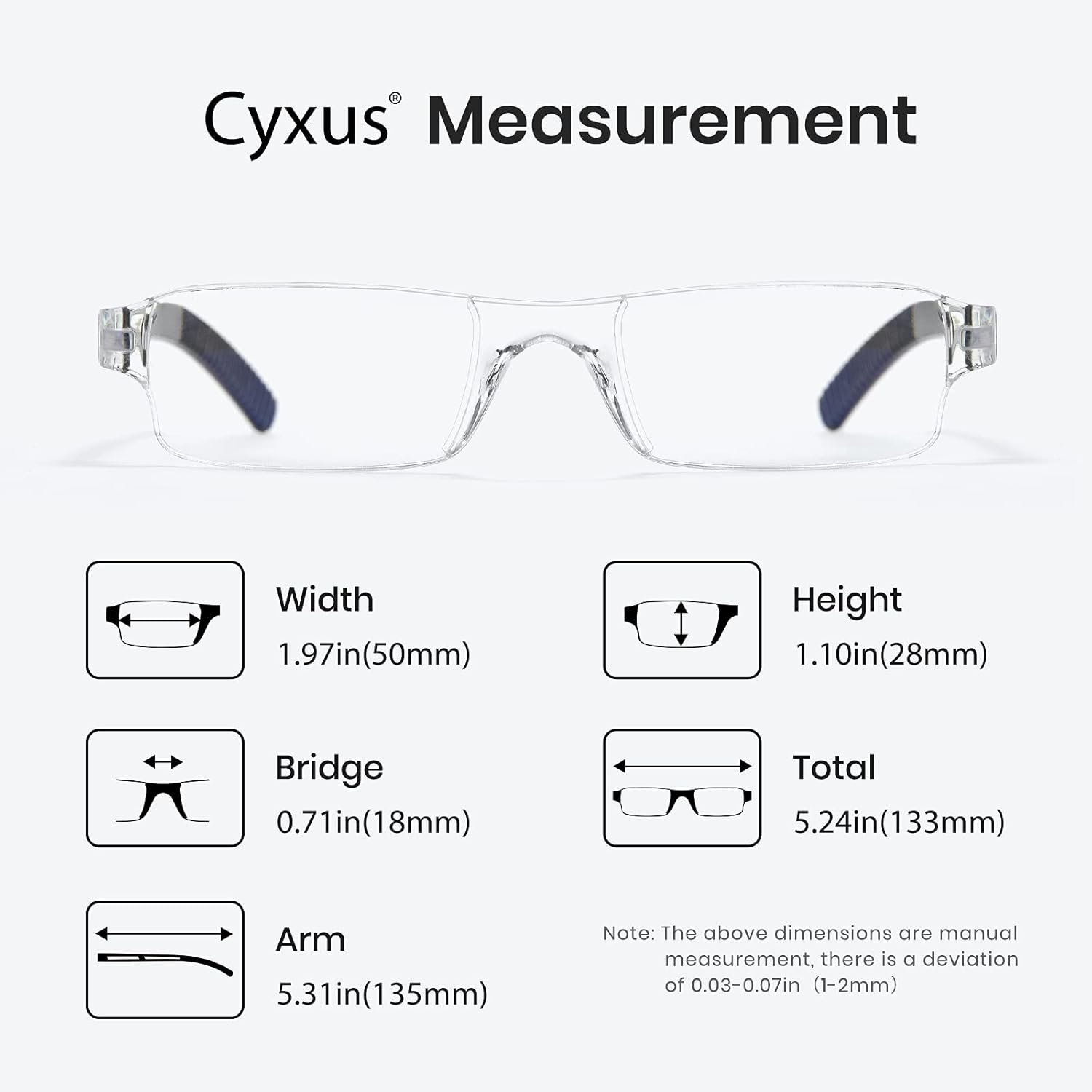 Black Friday - 50% OFF Cyxus Anti UV Glare Harmful Blue Light Computer Glasses Readers Integrated Reading Glasses - Choose Your Magnification (2901T25, 2.50X) 🛒 Crazy Deals Cyxus Anti UV Glare Harmful Blue Light Computer Glasses Readers Integrated Reading Glasses - Choose Your Magnification (2901T25, 2.50X)