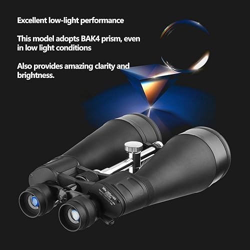 Miniatura 8 de Prismáticos para telescopios, prismáticos de zoom de 260 x 180 pulgadas con lente de vidrio óptico de 3.150 in, prisma BAK4, telescopios HD, zoom de