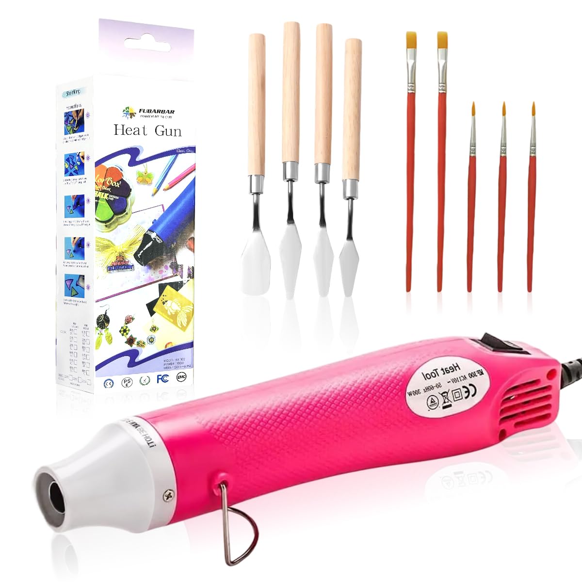 Heat Gun for Crafting - Mini Heat Tool for Epoxy Resin Silicone Molds Acrylic Pouring Embossing and Bubble
