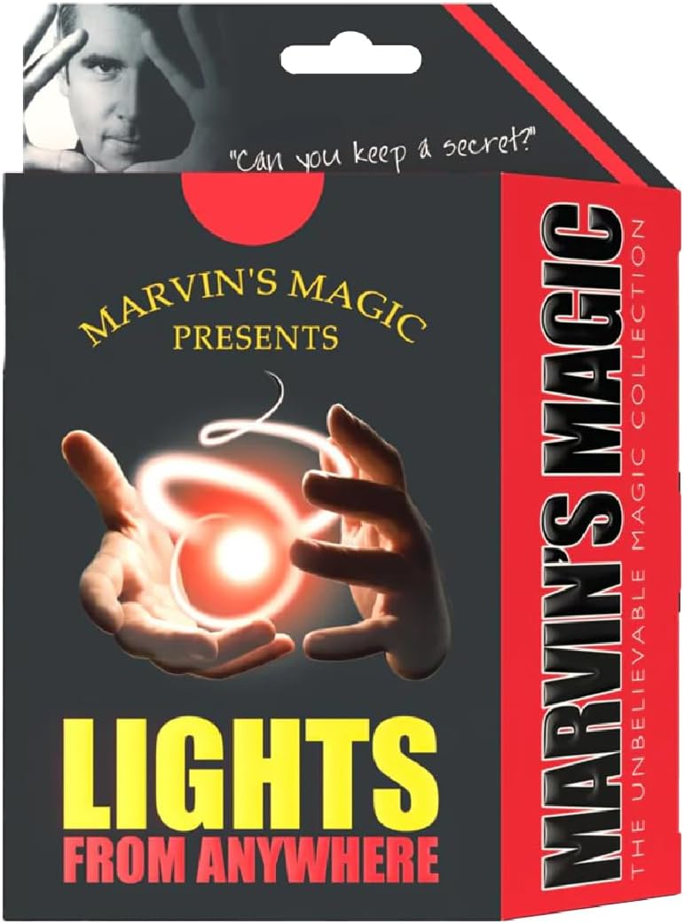 Marvin's Magic - Lights From Anywhere - Teen & Adult Edition - Professional Adult Tricks Set - Amazing Magic Tricks For Teens & Adults - Includes Light Props and Instructions