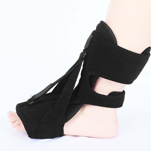 Miniatura 8 de Férula nocturna para fascitis plantar, ajustable, ortopédica, tendinitis, estiramiento, correa ortopédica mejorada, bota de alivio del dolor para