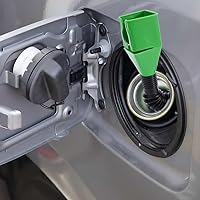 Vista 3 de Embudo de combustible retráctil para automóvil, 2 unidades, embudo de combustible flexible de plástico para automóviles y motocicletas, embudo