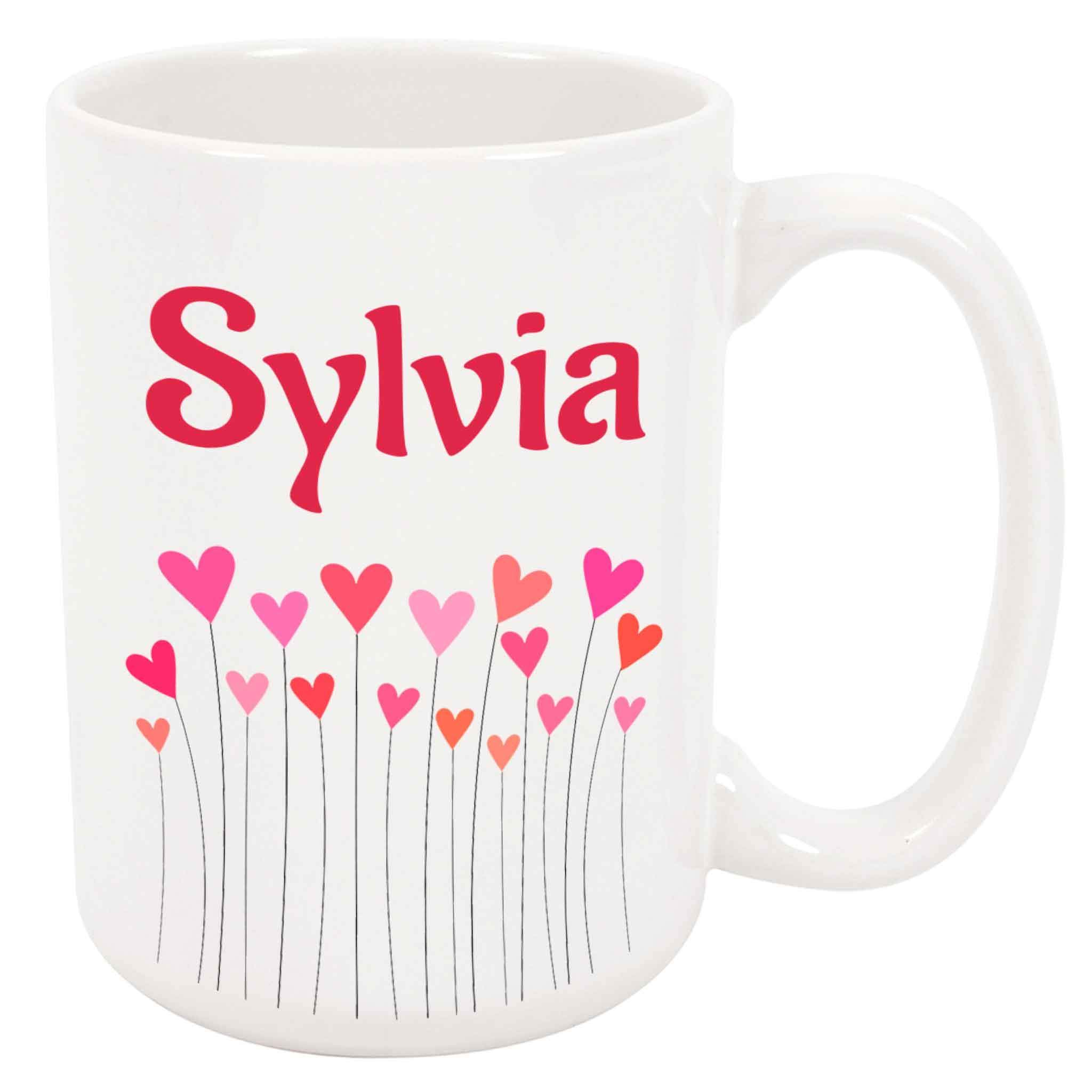 Taza De Regalo Sylvia Hearts Taza De Cerámica Amigos 2 unidades