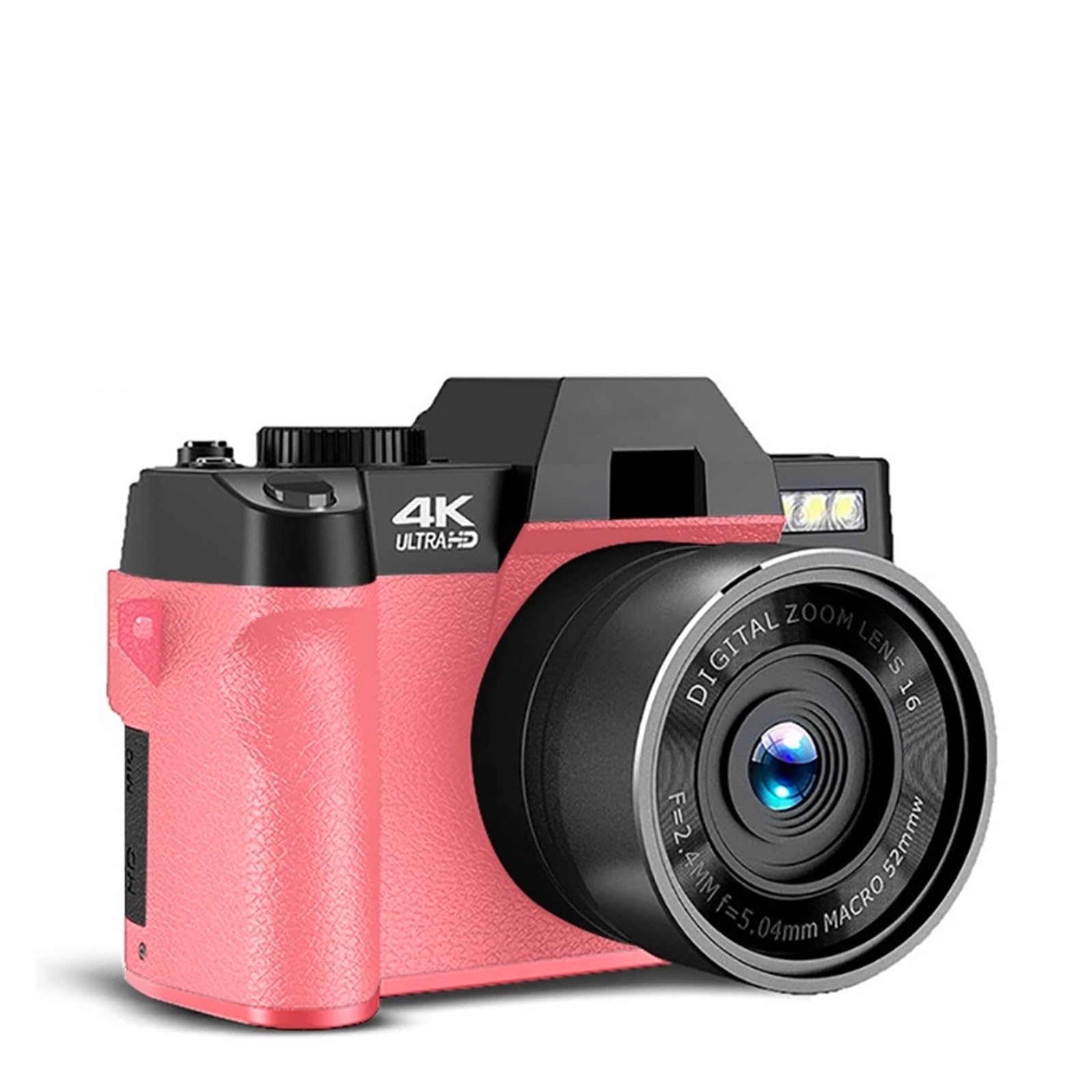 Cámara Digital for fotografía y Video Vlogging 4K 48MP con Pantalla abatible de 180° Zoom 16X Toma Nítida Suave(No Card,Package 1)
