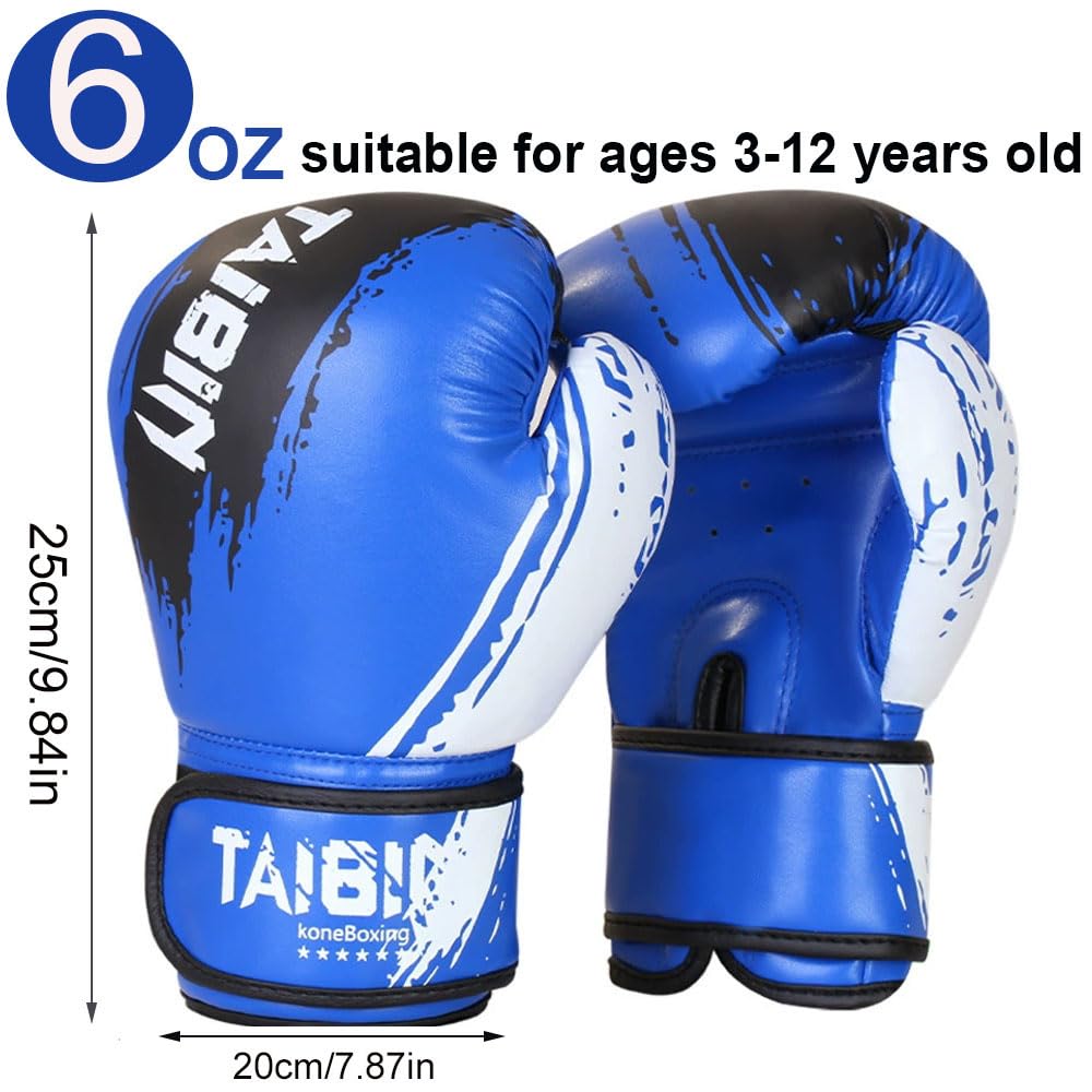 Gants de Boxe pour Enfants avec Pattes d'ours Boxes,Gants d'entraînement de Boxe 6oz,Cadeau pour garçons et Filles âgés de 3 à 10 Ans