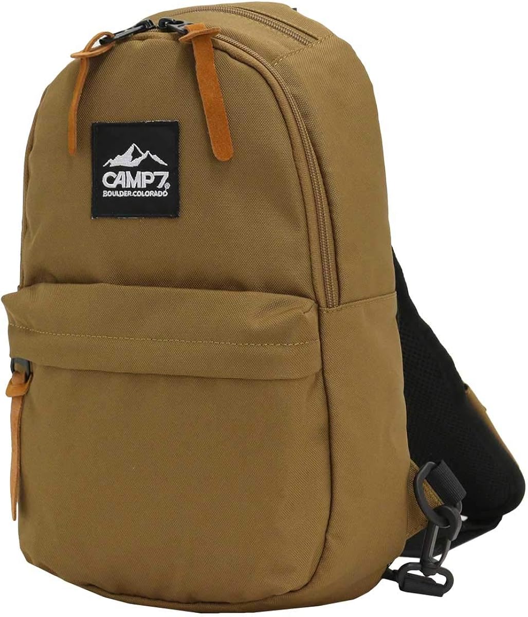 Amazon キャンプセブン Camp7 ボディバッグ ショルダーバッグ ワンショルダー 縦型 メンズ レディース Cap 9030 ブラック Camp7 キャンプセブン ボディバッグ ワンショルダー