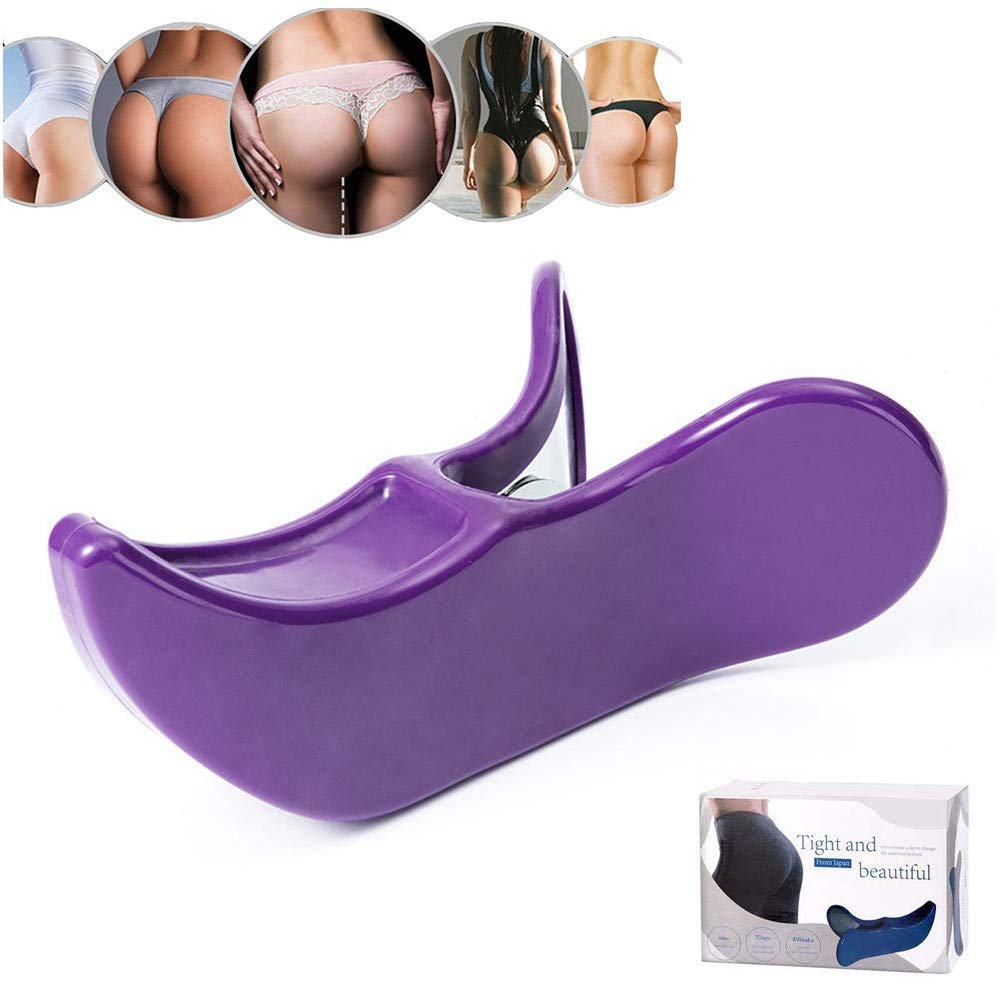 CHENGREN Pelvic Floor Muscle and Inner Thigh Exercise Equipment, Hip Trainer Buttocks Correction Bladder Control Device Postpartum Rehabilitationpurple