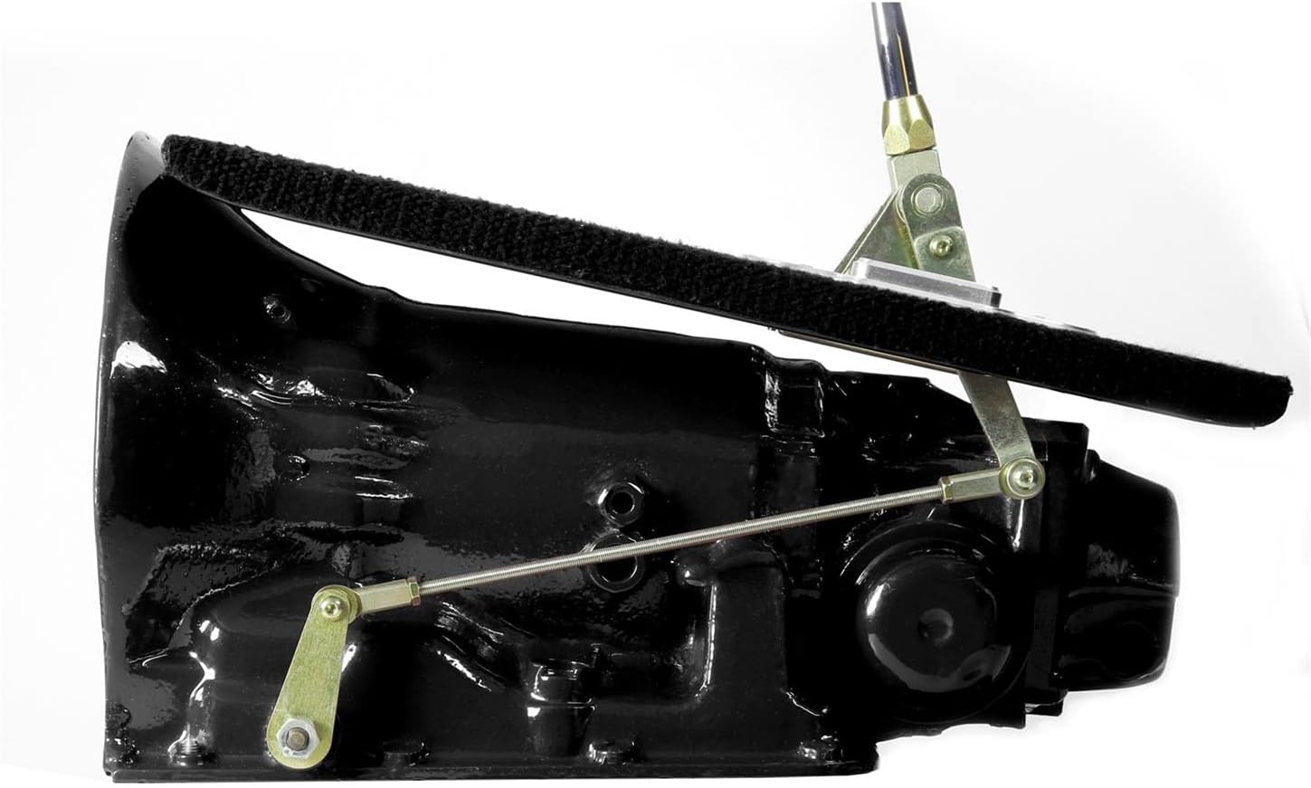Lokar FMS60C4APP 23" Polished Floor Mount Shifter with Piston Shaped Knob for C-4 Transmission