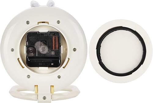 Miniatura 7 de Reloj de pared impermeable para baño de niños para interiores y exteriores, silencioso, sin tictac, funciona con pilas, pequeños relojes de mesa