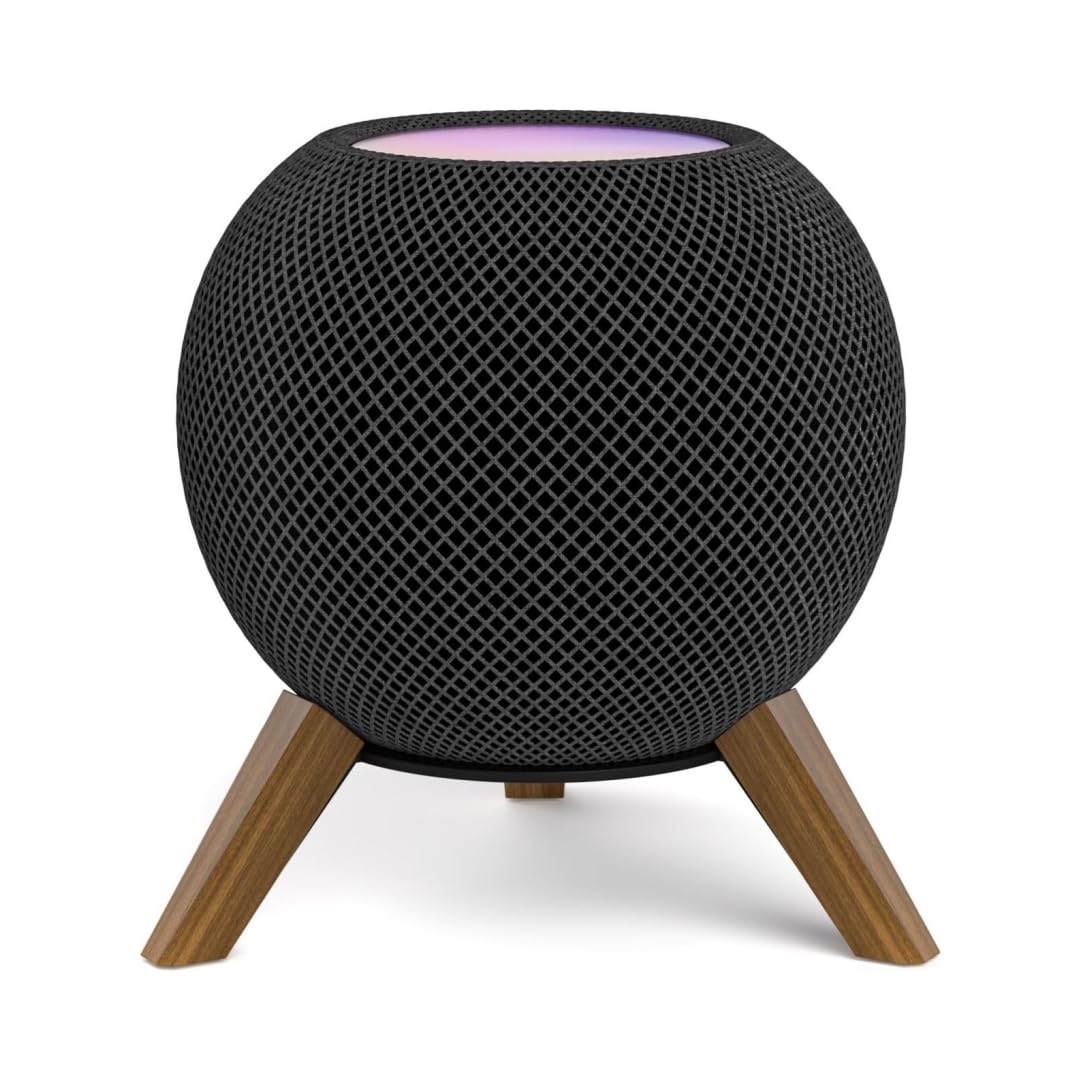 Amazon | For Homepod miniスタンド スピーカースタンド 木製ベース