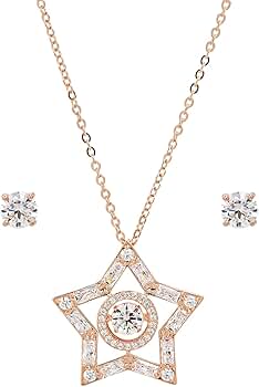 【スワロフスキー】星　スター　ネックレス　ピアス　セット 楽天市場】スワロフスキー SWAROVSKI ネックレス ピアス セット