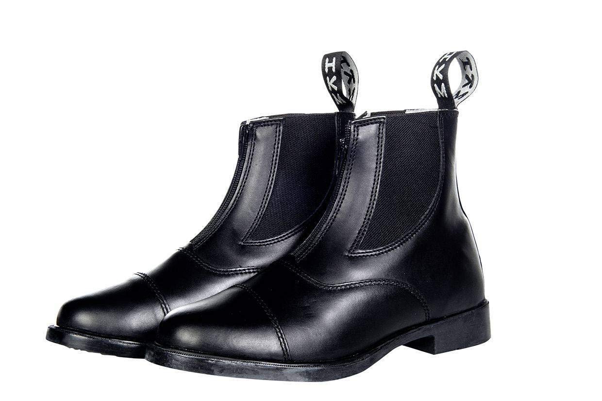 HKM Jodhpurschuh mit Elastikeinsatz und Reißverschluss PantaloniBambini e Ragazzi