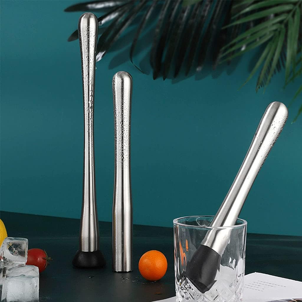 8.26/8.46Inches Magical Cocktail Muddler Hammer Muddler For Delicious Mojitos And Fruit Based Drinks