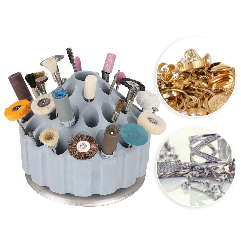 Kit de Accesorios para Herramientas rotativas, 35 Cabezales de Pulido, para Acero Inoxidable, con Caja de Almacenamiento, para pulir, taladrar, tallar, lijar, Grabar,