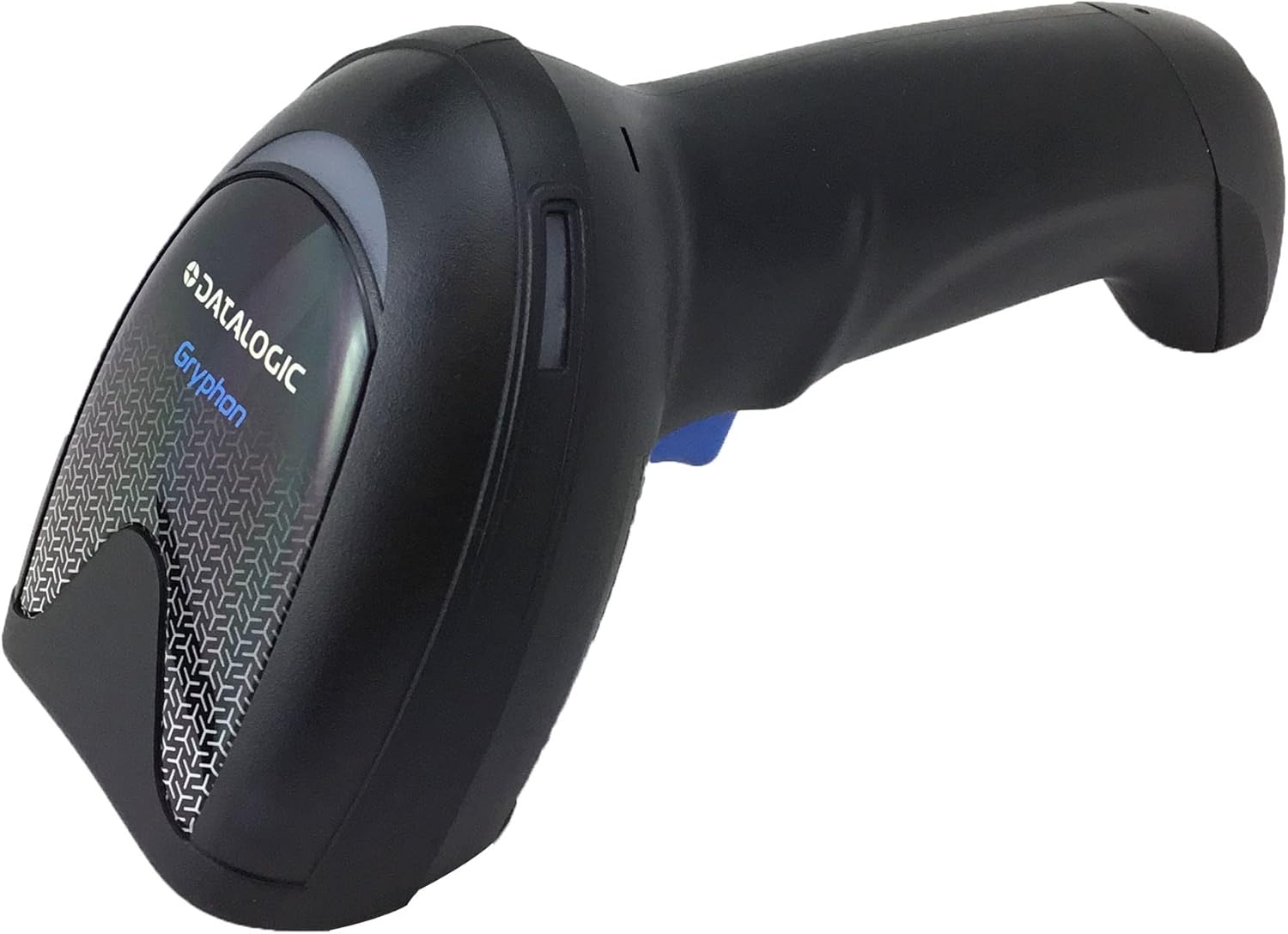 Datalogic Gryphon GD4590-HD barcode scanner held in hand