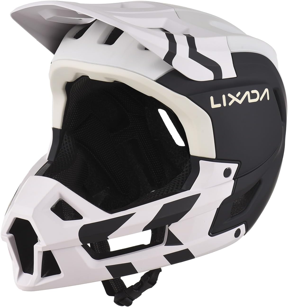 LixadaAdult Bike Helmet Full Face Mountain Bike Helmet Lightweight Bicycle Helmet Cycling Helmet Racing Downhill Helmet for Men Women 59-62CM