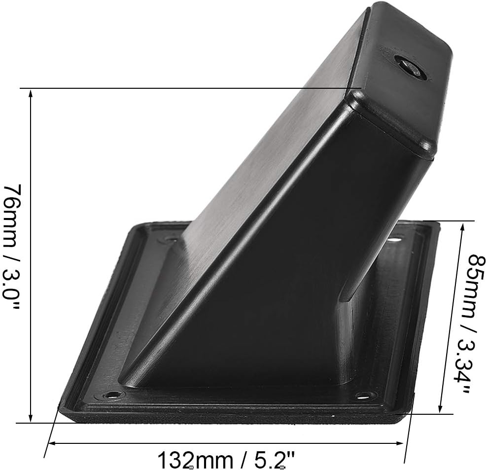 uxcell Recessed Speaker Handle Grasp Pocket Style Plastic Handles Holder 5.2'' Length Fit for PA/DJ Speaker Cabinet Box 2pcs : Electronics