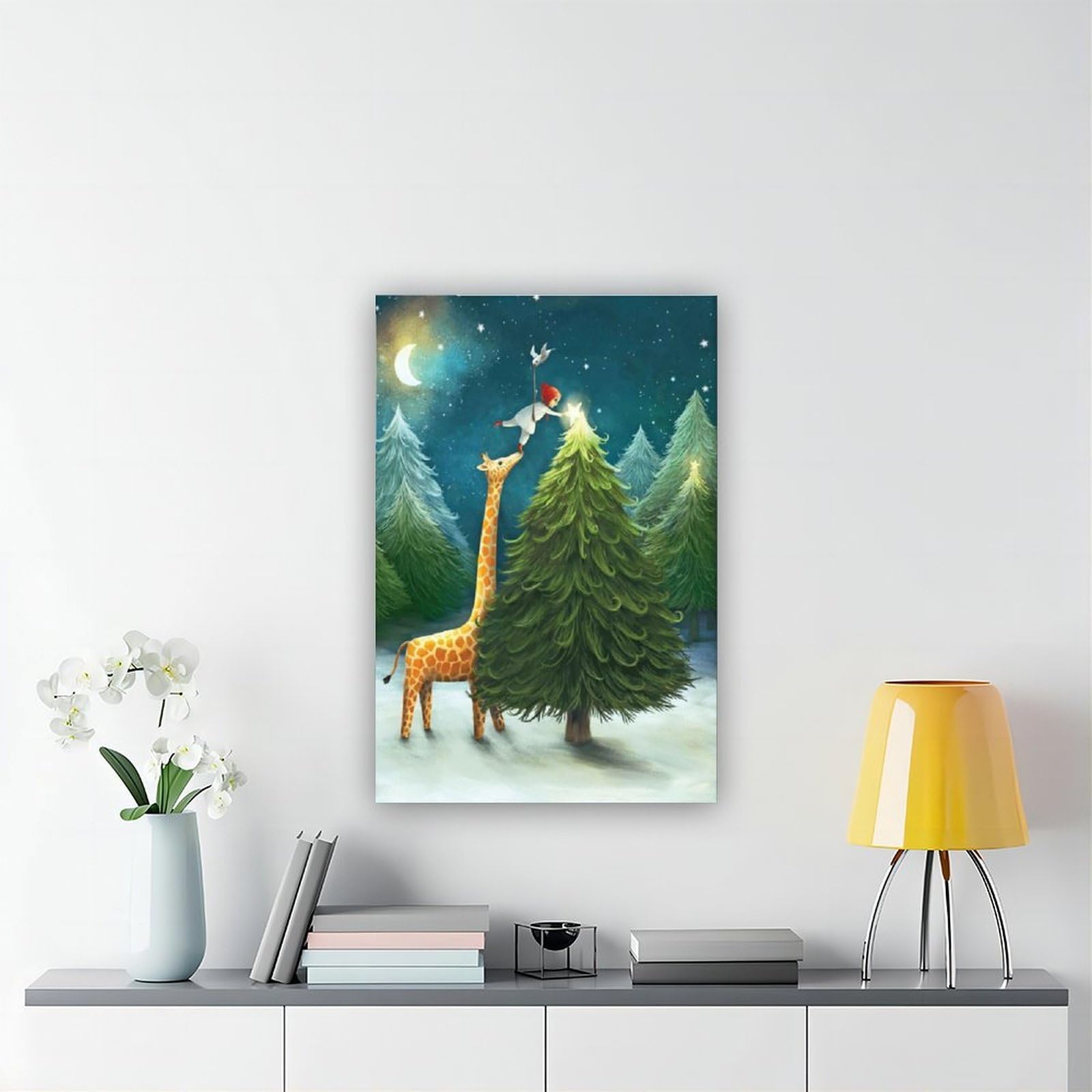 Poster a tema cartoni animati per la cameretta dei bambini (4), poster su tela, decorazione artistica da parete per soggiorno, camera da letto, 60 x 90 cm