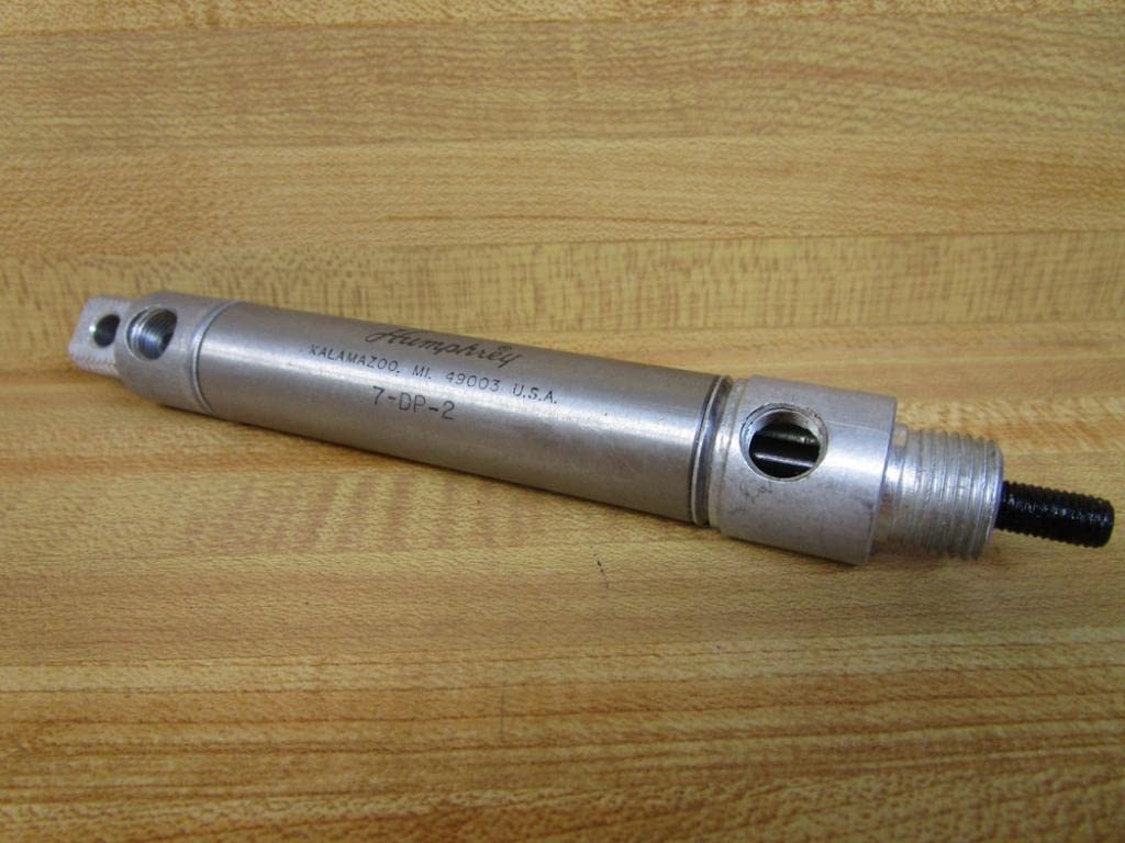 HUMPHREY 7-DP-2 2 in Stroke, 3/4 in BORE Size, Double Acting, Pivot Mount, Pneumatic Cylinder, Stainless Steel