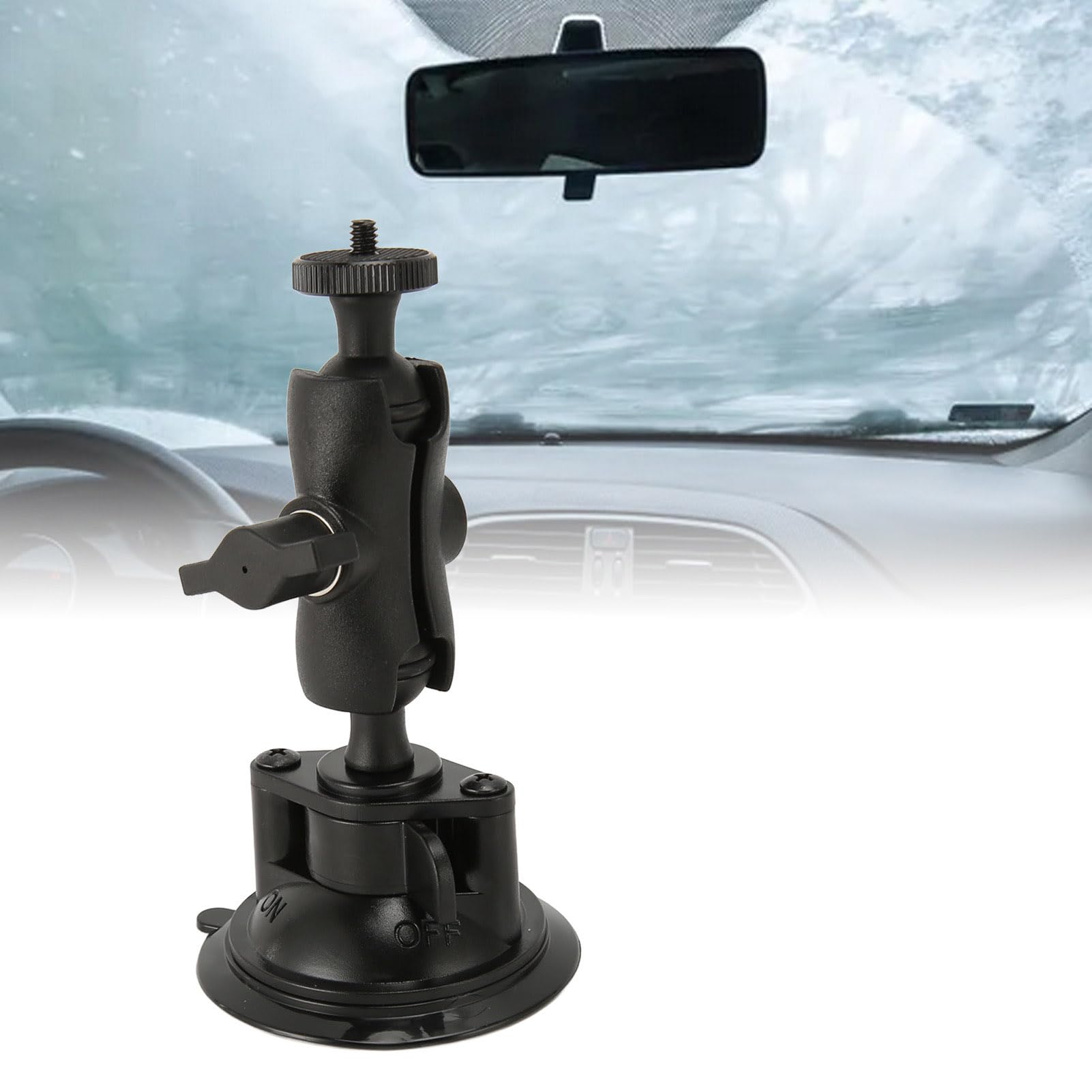 Autohouder Duurzame Stand 360 Graden Rotatie Accessoires Reizen Eenvoudige Installatie Stabiele Rijden Recorder Beugel Mount Handige Zuignap voor Dash Cam Camera
