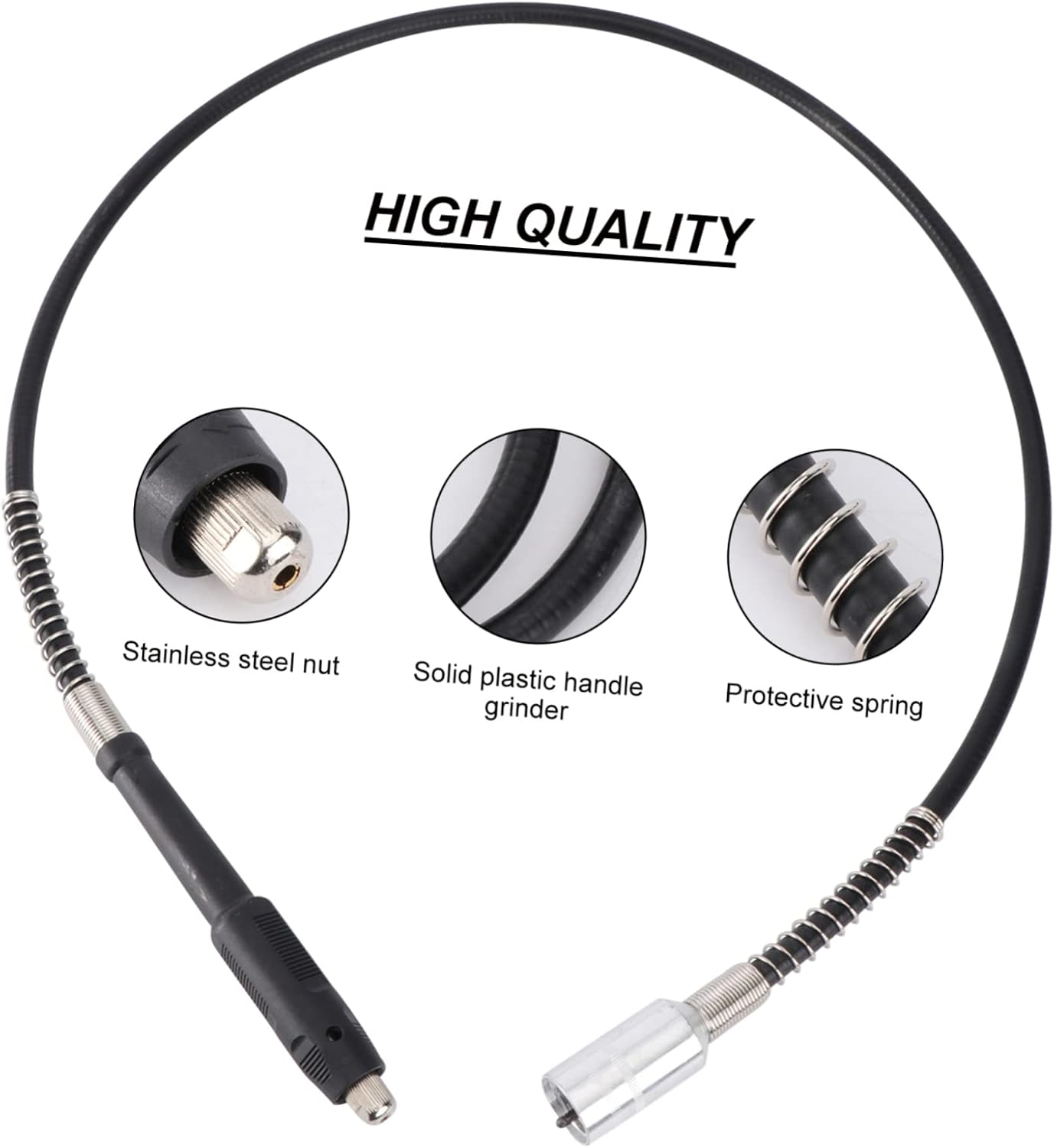 Versatile Electric Grinding Accessories Kit Chuck Shaft Handle Chuck Electric Drive Shaft