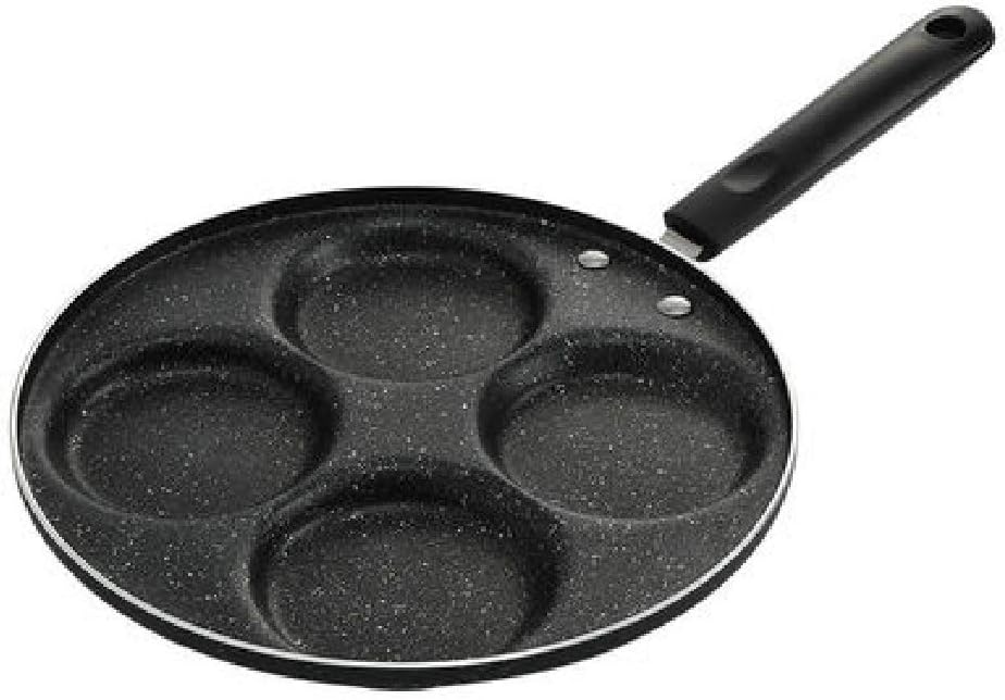 Four-hole Frying Pot Thickened Omelet Pan Non-stick Egg Pancake Steak Pan Cooking Egg Ham Pans Breakfast Maker