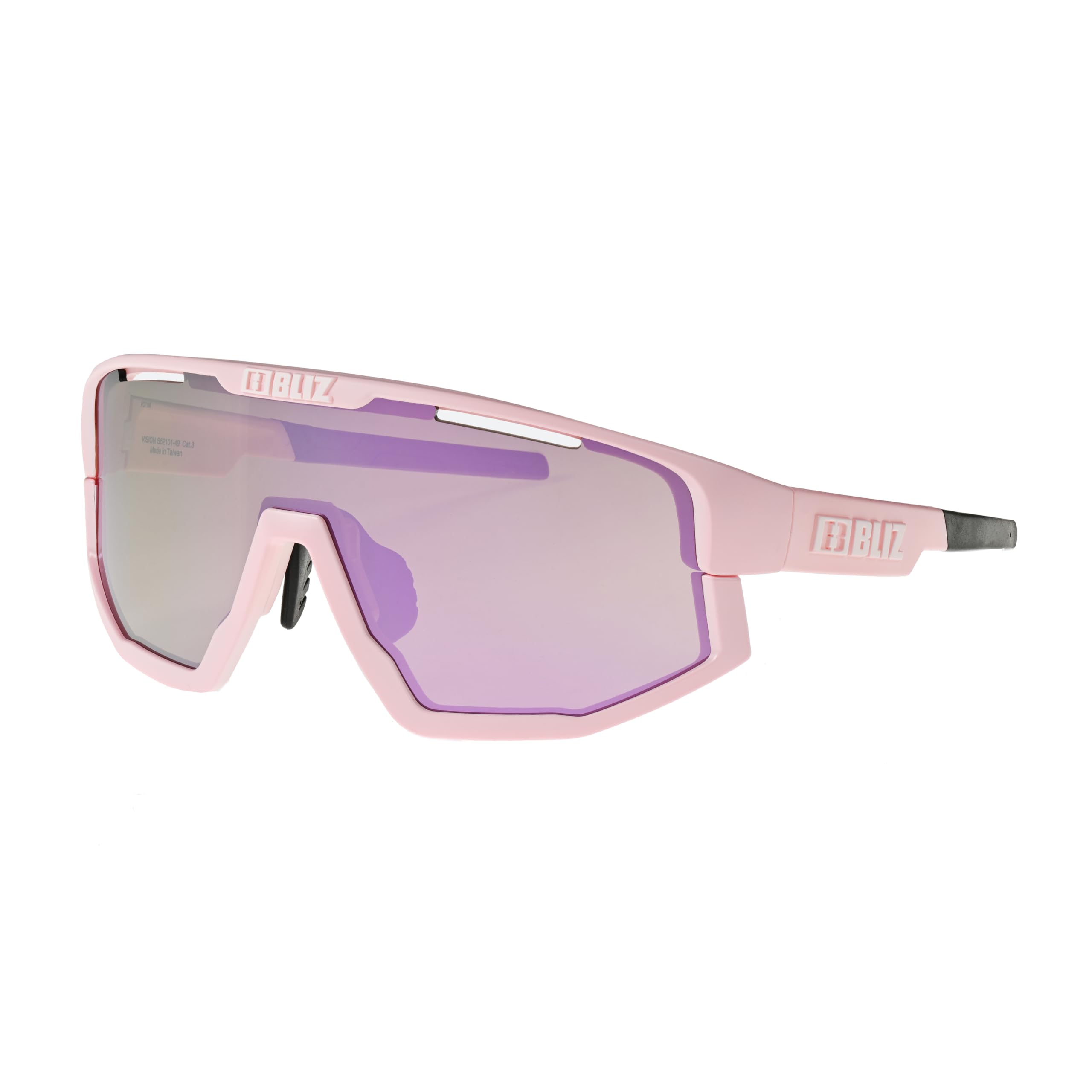 Bliz Vision Sonnenbrille Matt Powder Pink Brown Rose Multi