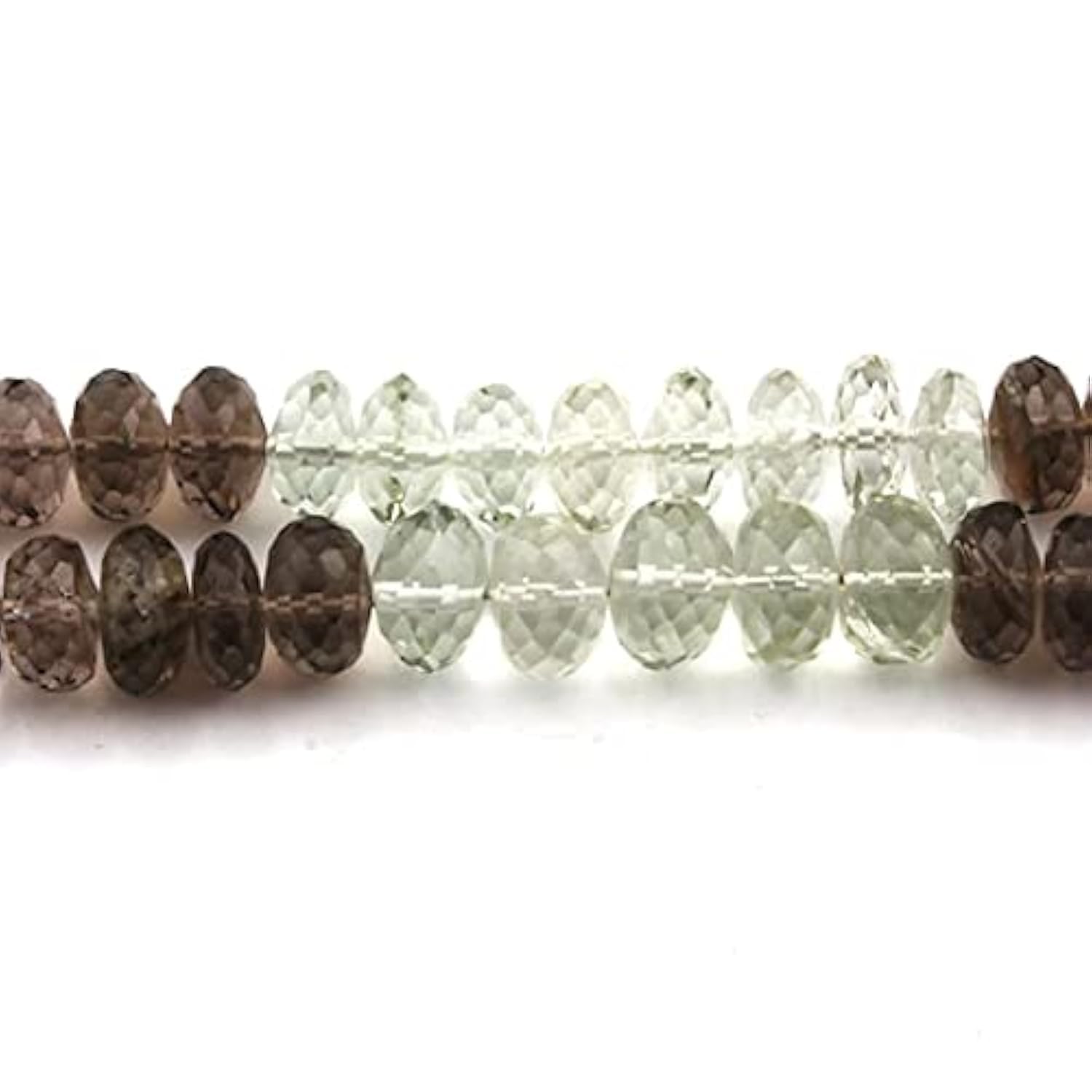 Perles rondelles de qualité en pierres fines véritables LKBEADS SB1483 taillées avec précision