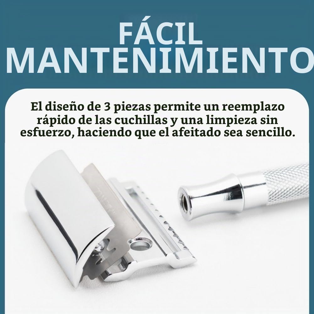Merkur 23, Maquinilla de afeitar, cromado
