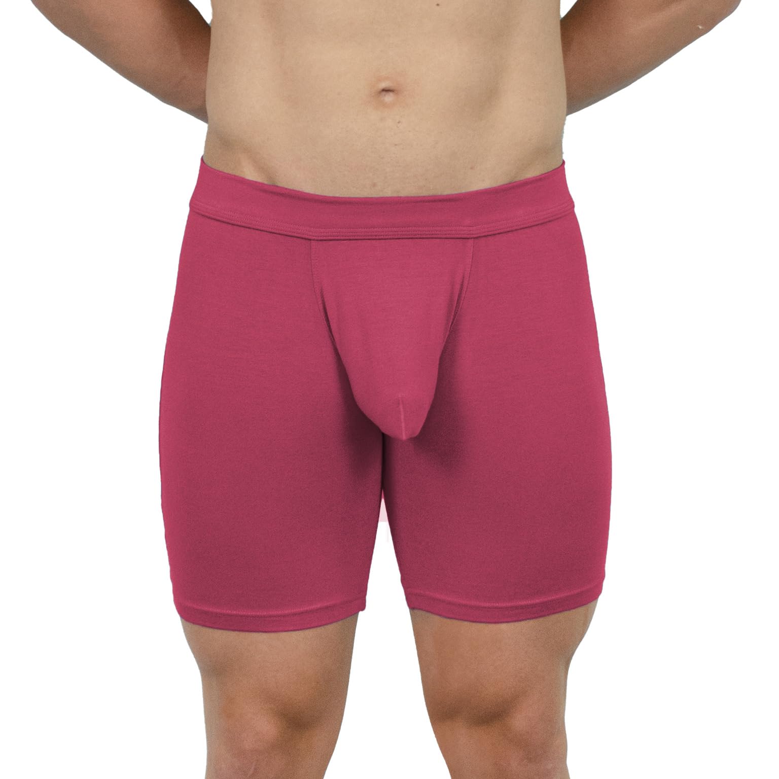 Obviously Men's Brick Underwear 6 Inch Leg Boxer Brief Eliteman Anatomax (Brick/S)