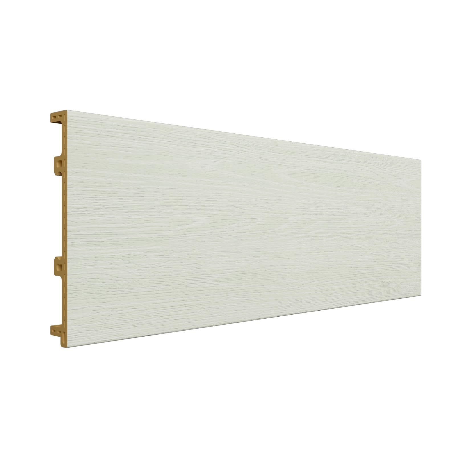 JMJA 10 Packs 1M/39.37" Wpc Baseboard Molding Trim，Skirting Board for Living Room Bedroom Kitchen