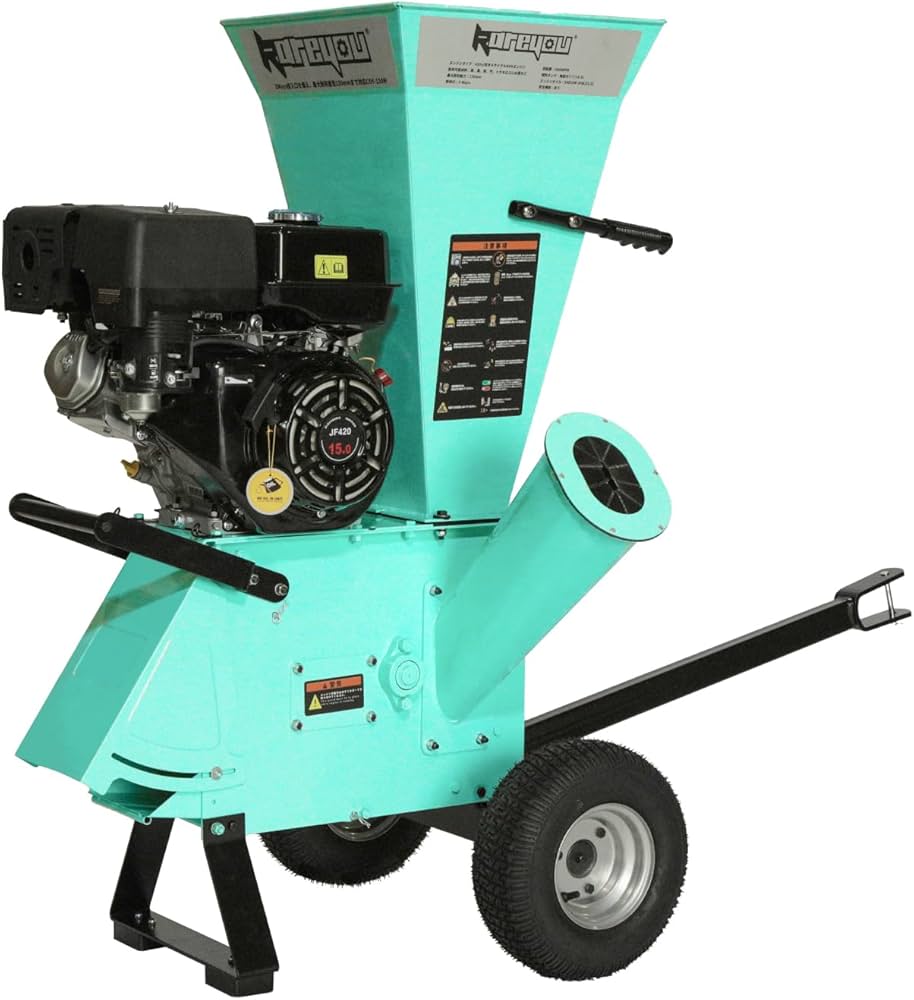 Amazon | ウッドチッパー Kareyouエンジン粉砕機 2ways投入口 竹/木材 Amazon | ウッドチッパー Kareyouエンジン粉砕機 2ways投入口 竹/木材