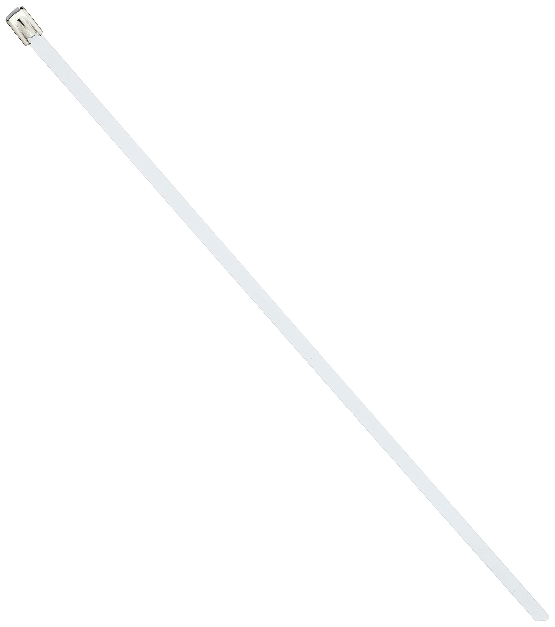DeLock Stainless Steel Cable Ties L 300 x W 4.6 mm White Pack of 10