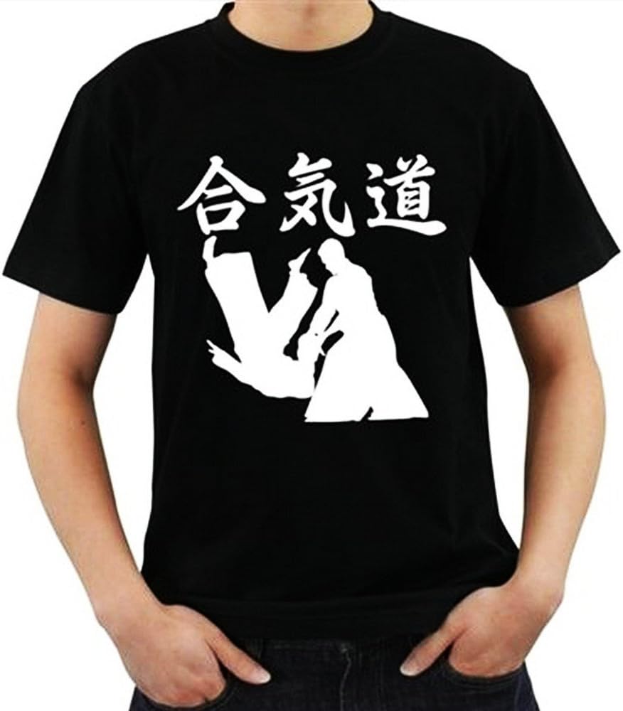BH AIKIDO Martial Men¡¯s T-shirt black L