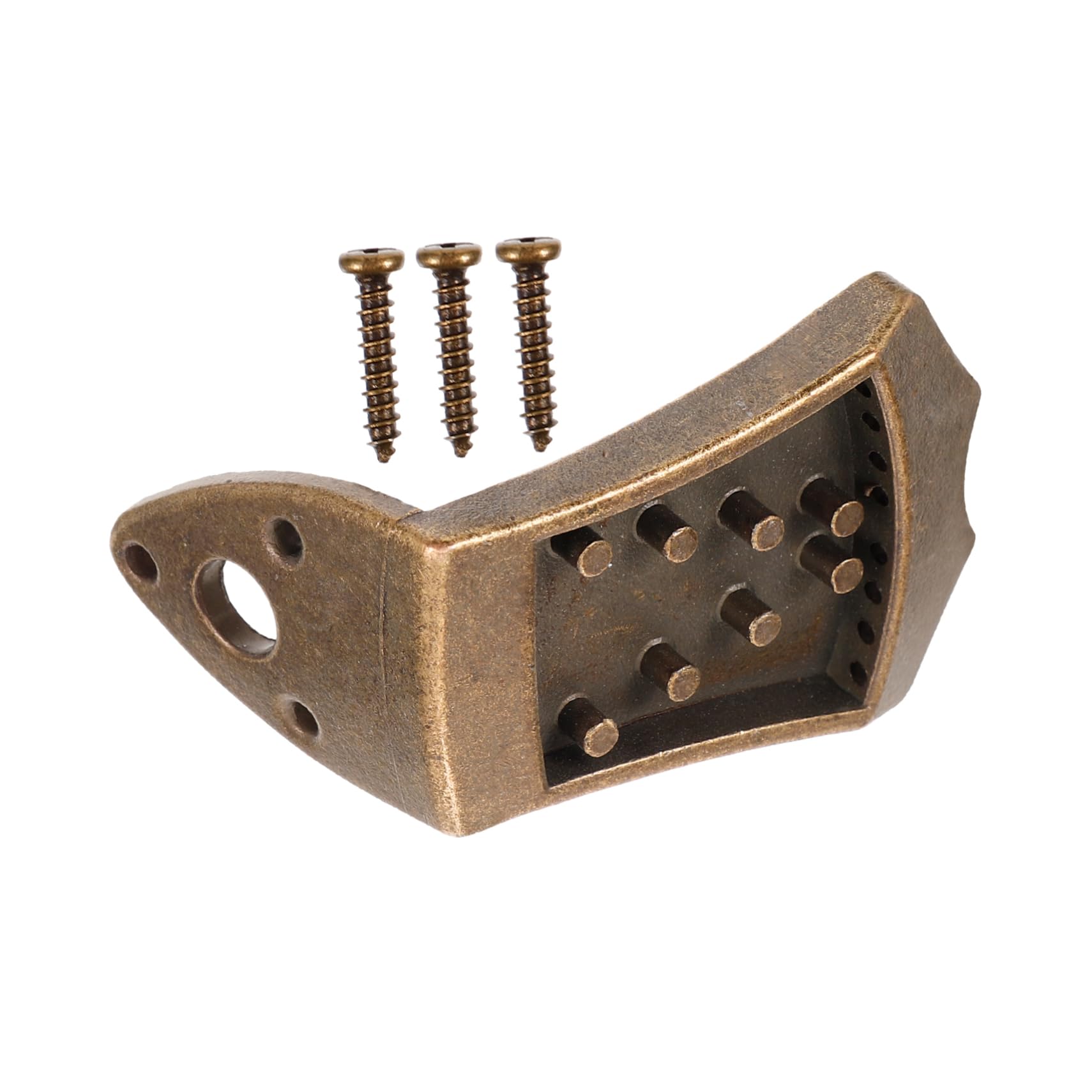 Yardwe Unique Mandolin Bridge Tailpiece Metal Mandolin Parts Improve Volume and Sustain for Enthusiasts