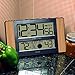 La Crosse Technology Atomic Digital Clock with Outdoor Temperature, Wood Oak, 0