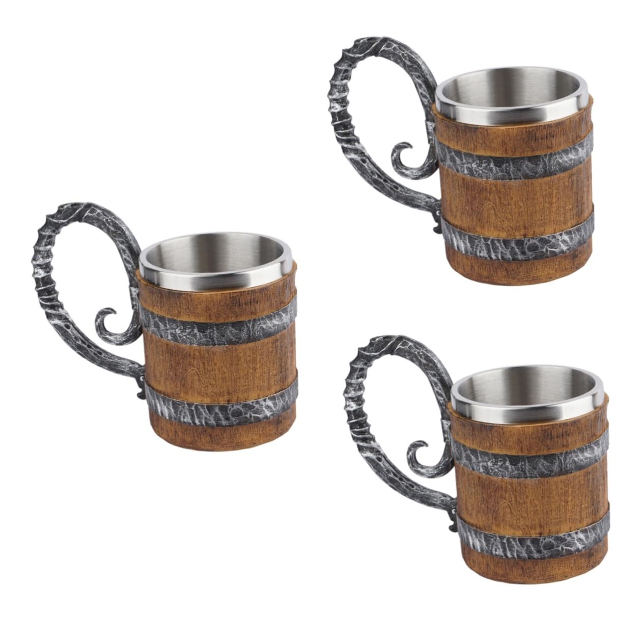 Chope de bière tonneau en bois de chêne Ciieeo style rustique unique