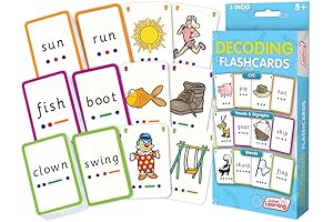 Junior Learning Decoding Flashcards, Ages 5+, K-1