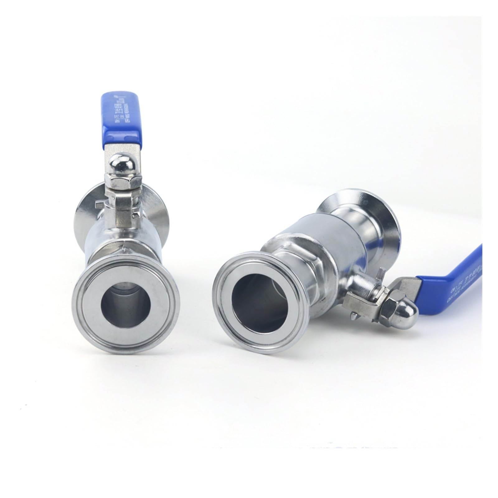 Sanitarny prosty zawór kulowy ze stali nierdzewnej 3/4 "1" 1-1/4" 1-1/2" 304 dla produktu 9/25/32/38/51mm (51 mm x tuleja 64)