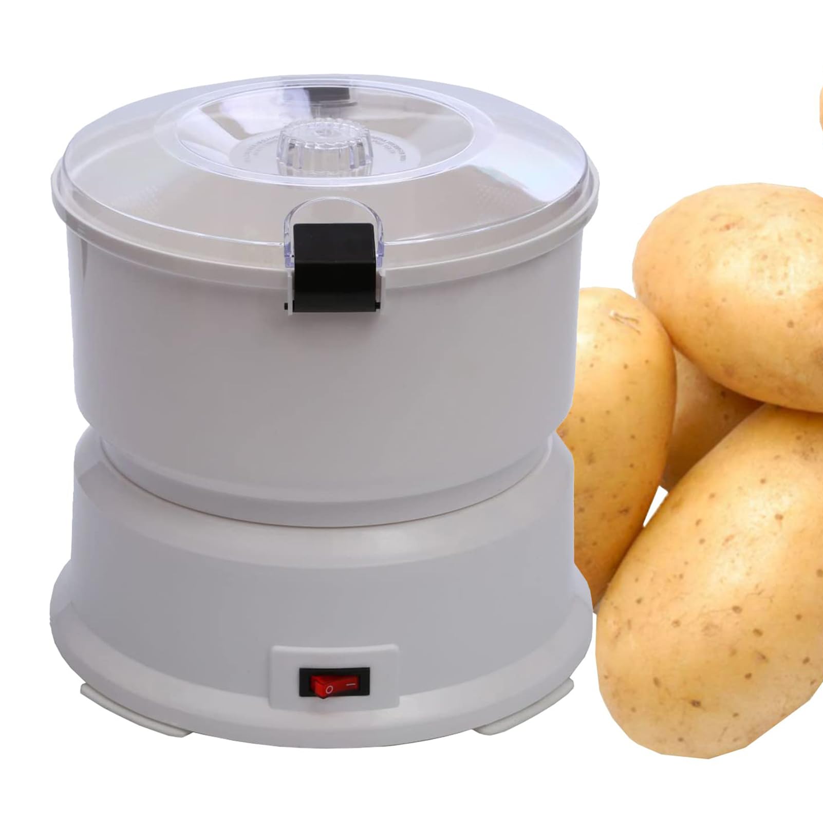 Máquina peladora automática de patatas, máquina peladora rotativa multifuncional para cocina, lavadora portátil, máquina peladora eléctrica de patatas