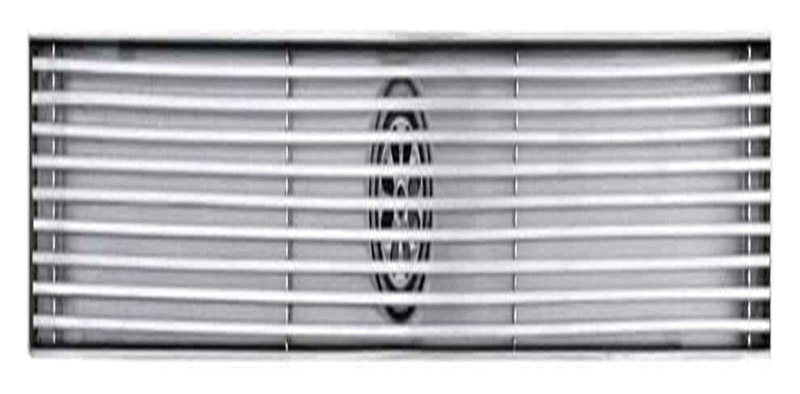 Drain de Sol linéaire, 304 Acier Inoxydable 60x7cm Salle de Bain Toilette Douche inodore drains crépine, Noir
