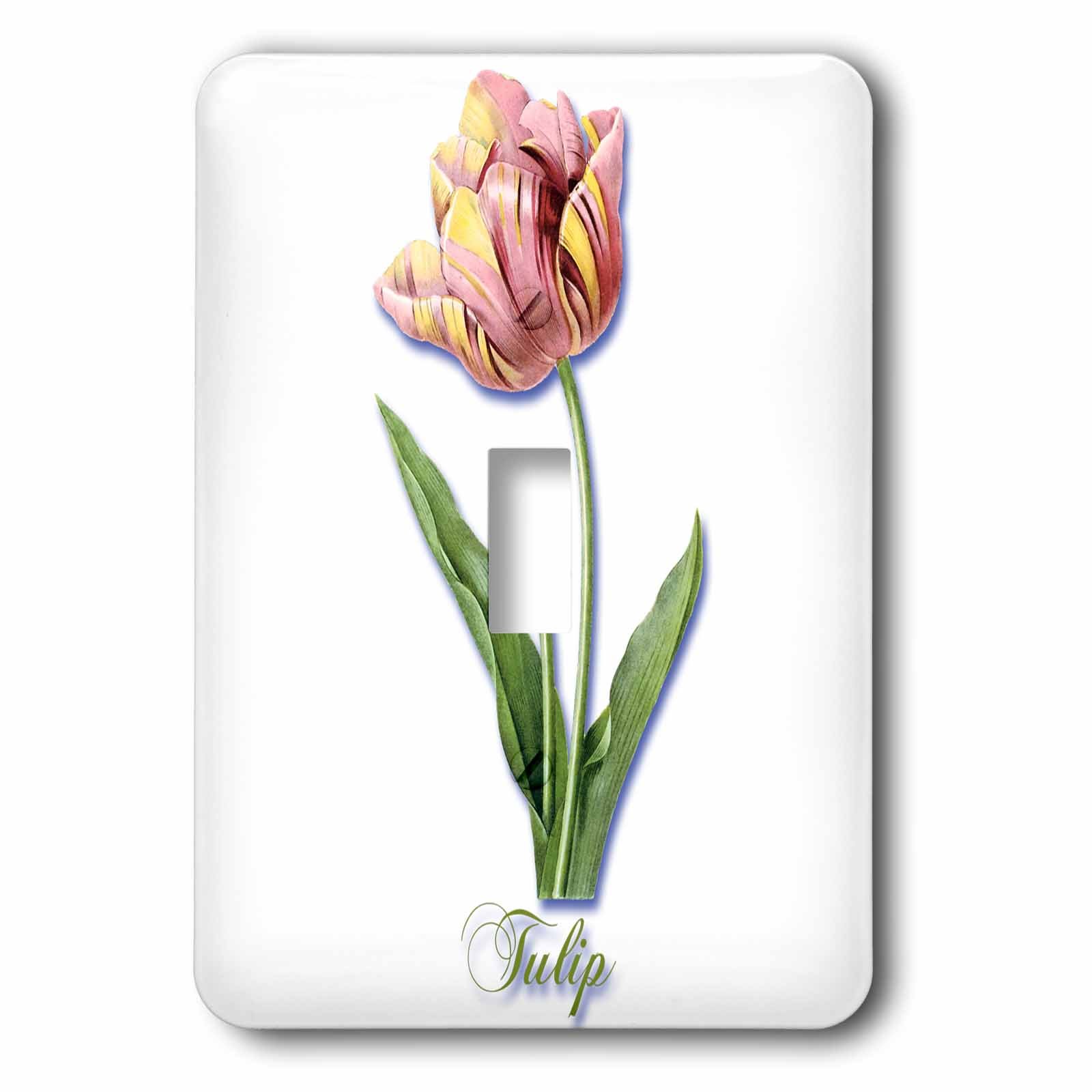 Tulipe rose clair décorer le salon avec un interrupteur multicolore