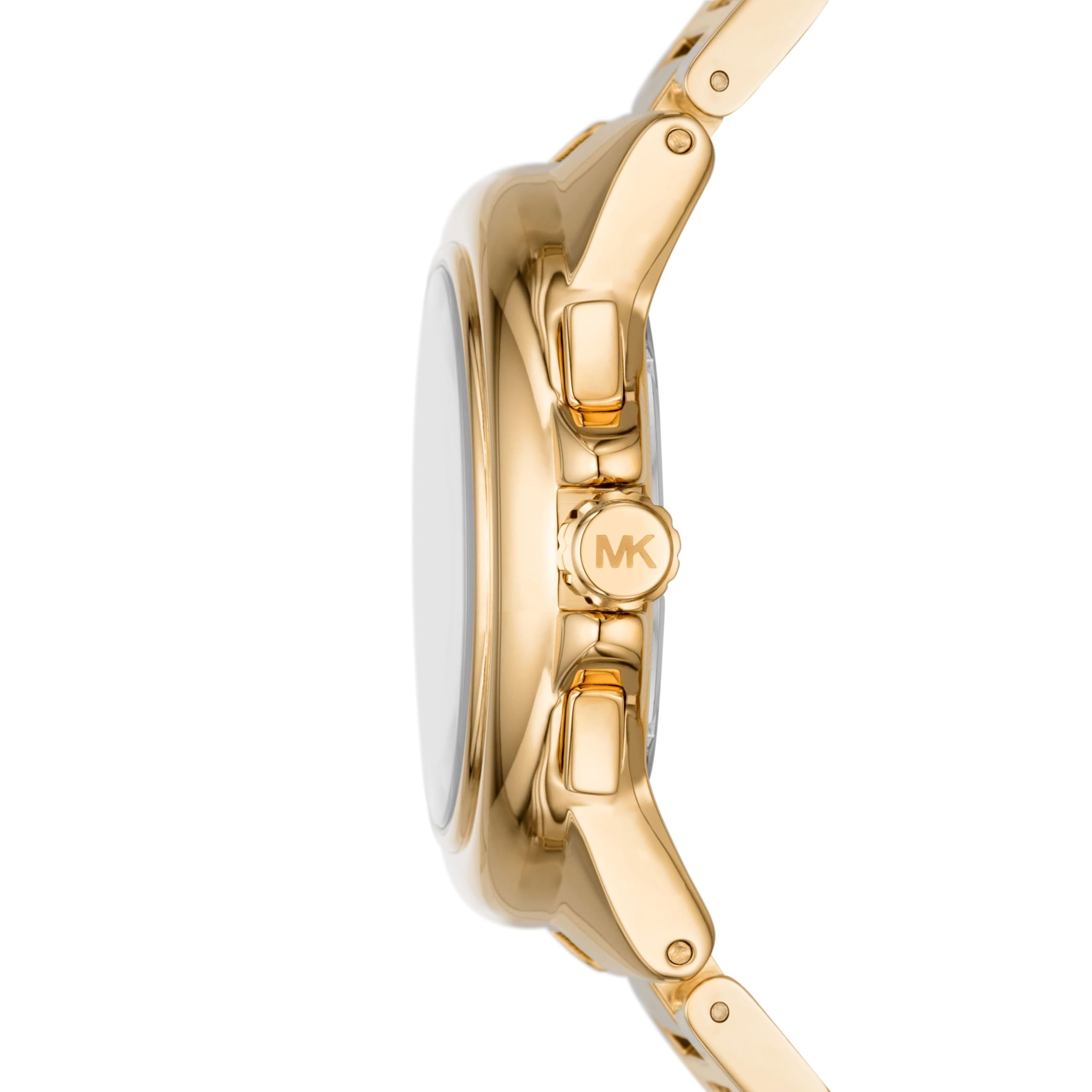 Michael Kors Reloj Camille para Mujer, Movimiento cronógrafo de Cuarzo de 43 mm con Correa de Acero Inoxidable